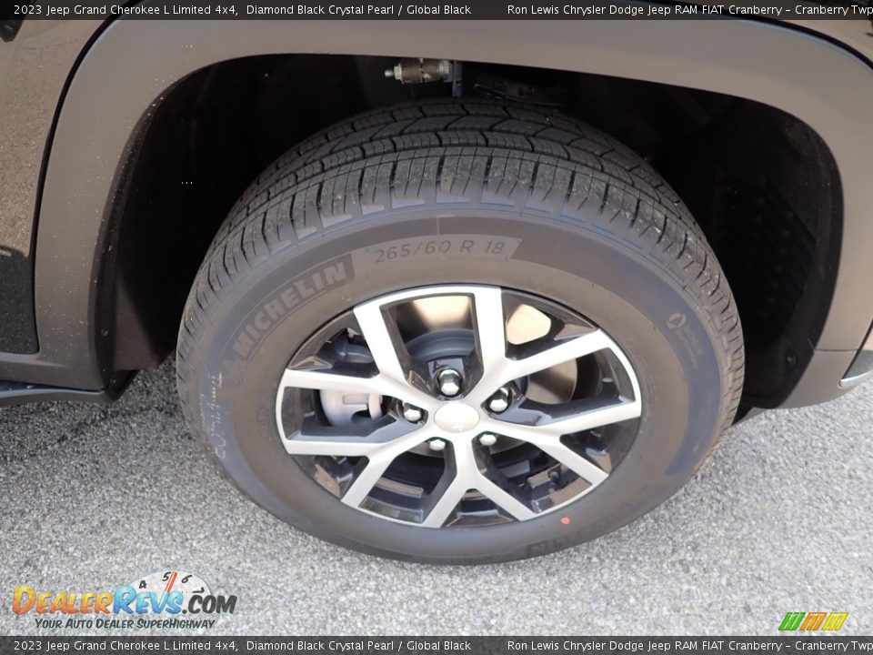 2023 Jeep Grand Cherokee L Limited 4x4 Diamond Black Crystal Pearl / Global Black Photo #9