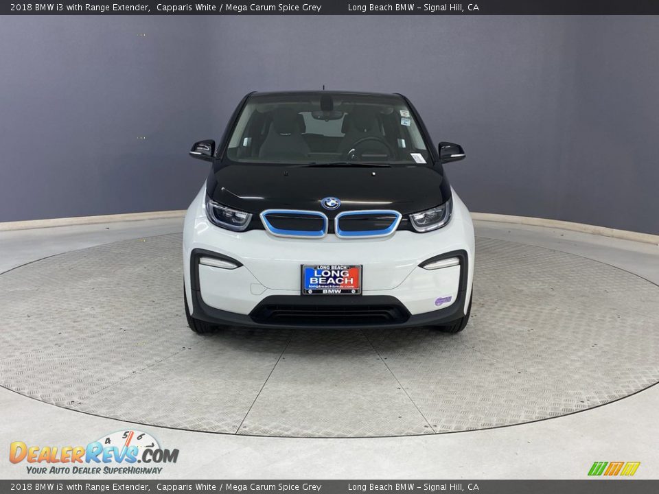 2018 BMW i3 with Range Extender Capparis White / Mega Carum Spice Grey Photo #2