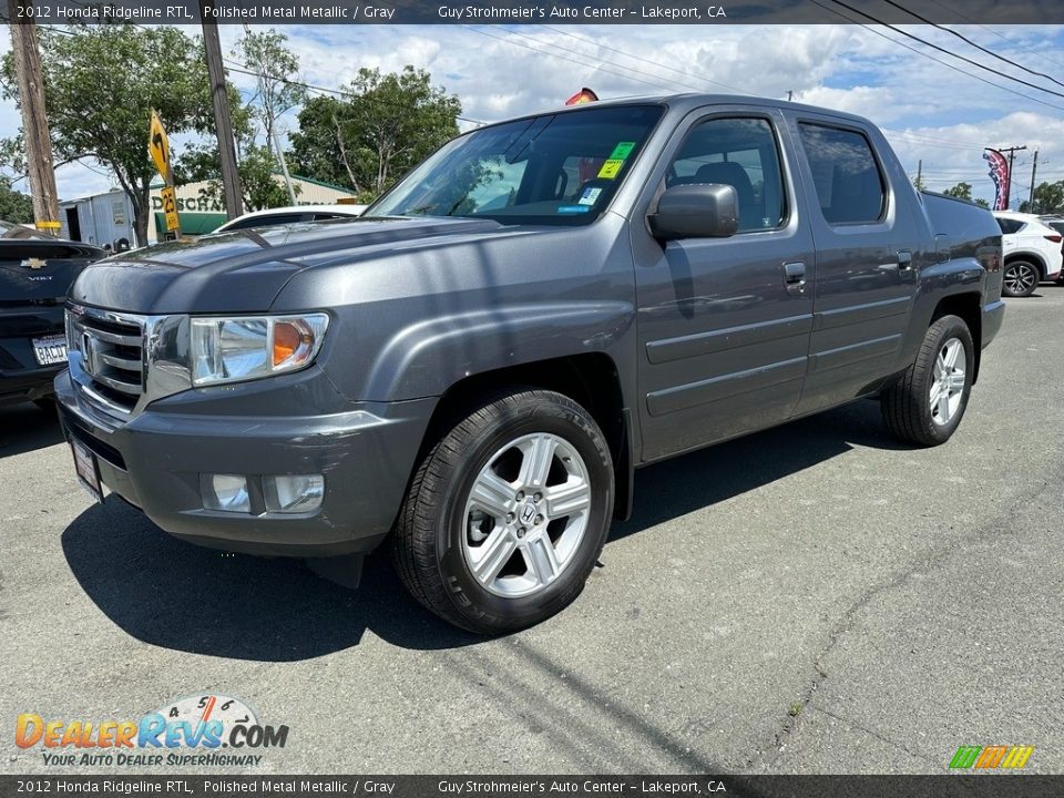 2012 Honda Ridgeline RTL Polished Metal Metallic / Gray Photo #3