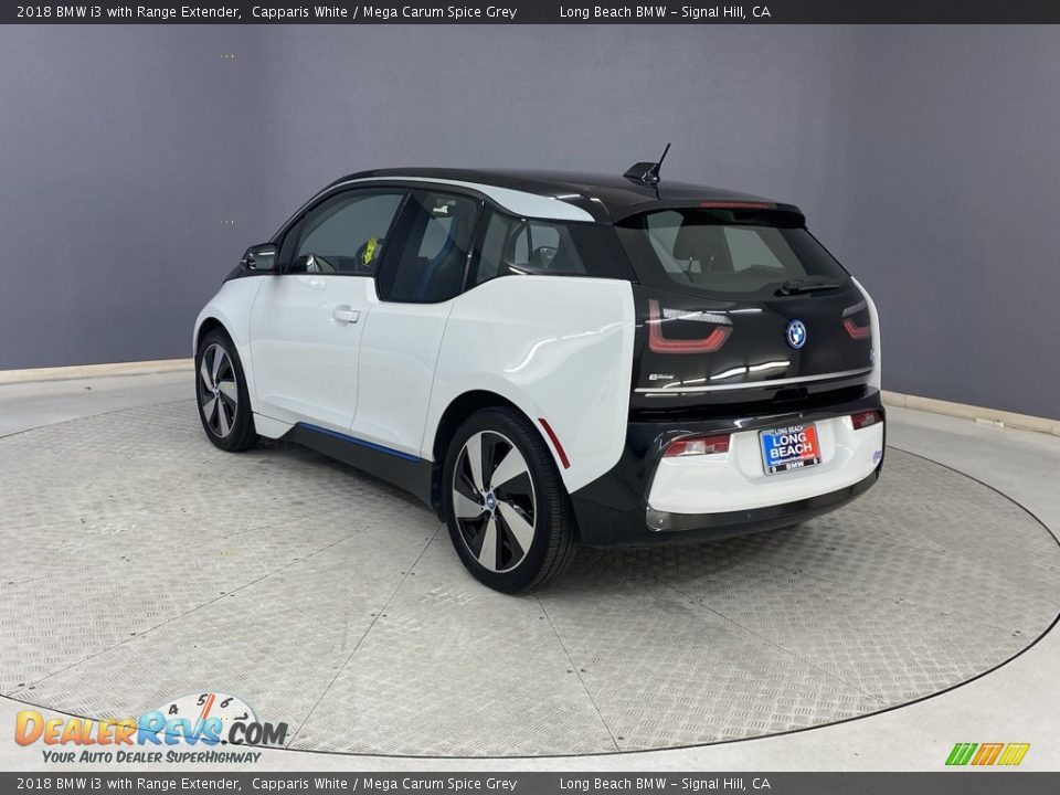 2018 BMW i3 with Range Extender Capparis White / Mega Carum Spice Grey Photo #3