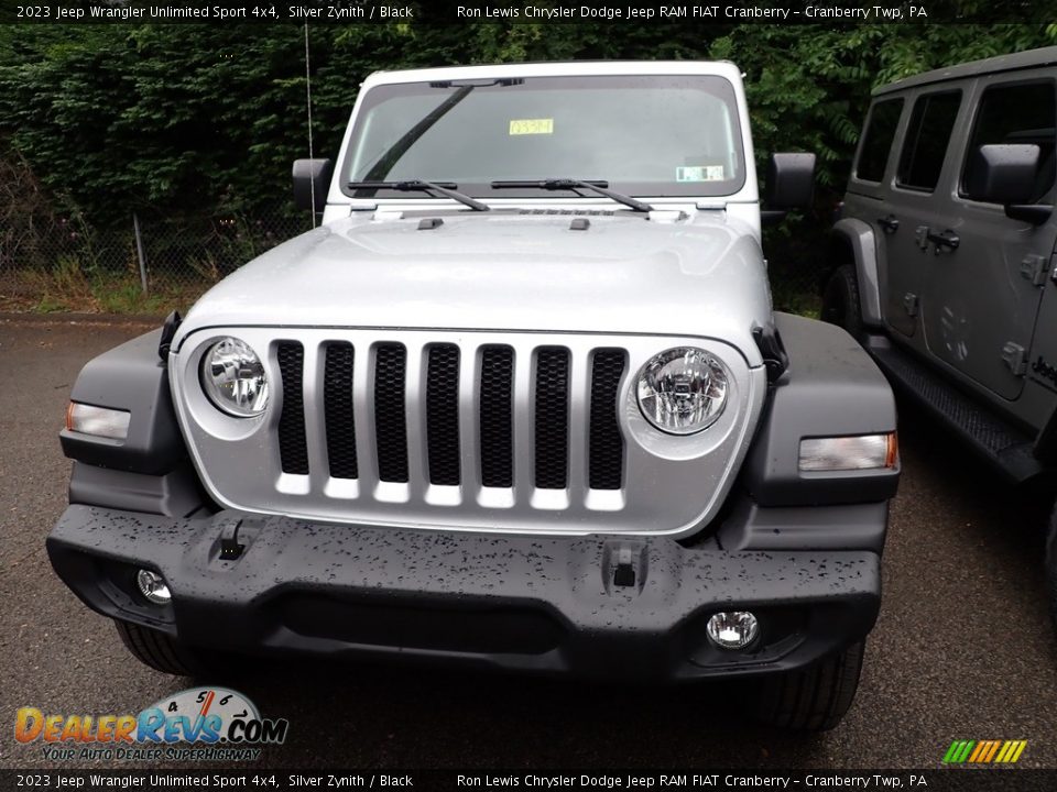 2023 Jeep Wrangler Unlimited Sport 4x4 Silver Zynith / Black Photo #2