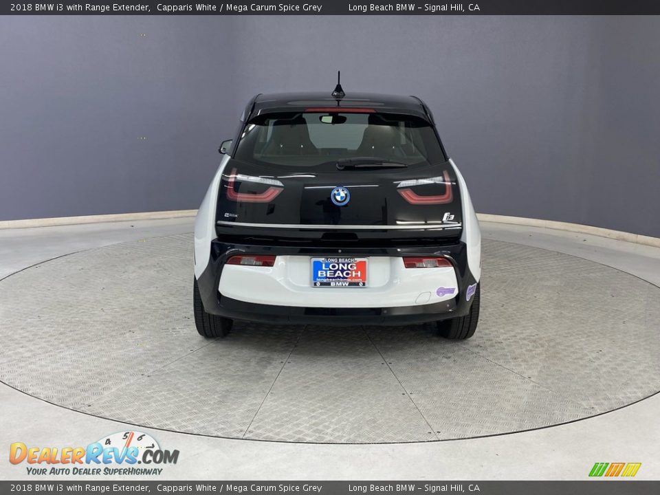 2018 BMW i3 with Range Extender Capparis White / Mega Carum Spice Grey Photo #4