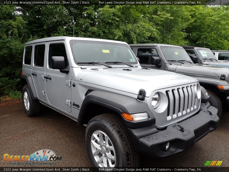 2023 Jeep Wrangler Unlimited Sport 4x4 Silver Zynith / Black Photo #3