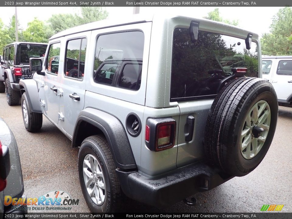 2023 Jeep Wrangler Unlimited Sport 4x4 Silver Zynith / Black Photo #6