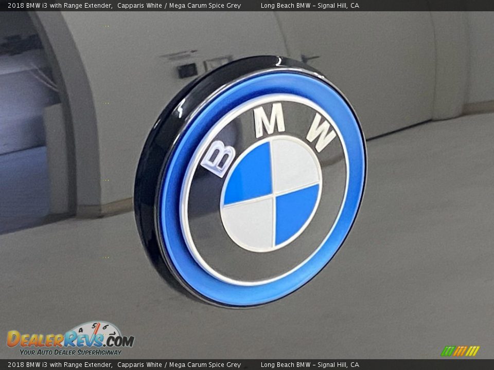 2018 BMW i3 with Range Extender Capparis White / Mega Carum Spice Grey Photo #9