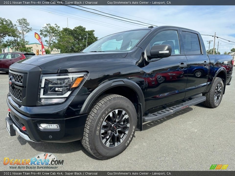 Super Black 2021 Nissan Titan Pro-4X Crew Cab 4x4 Photo #3