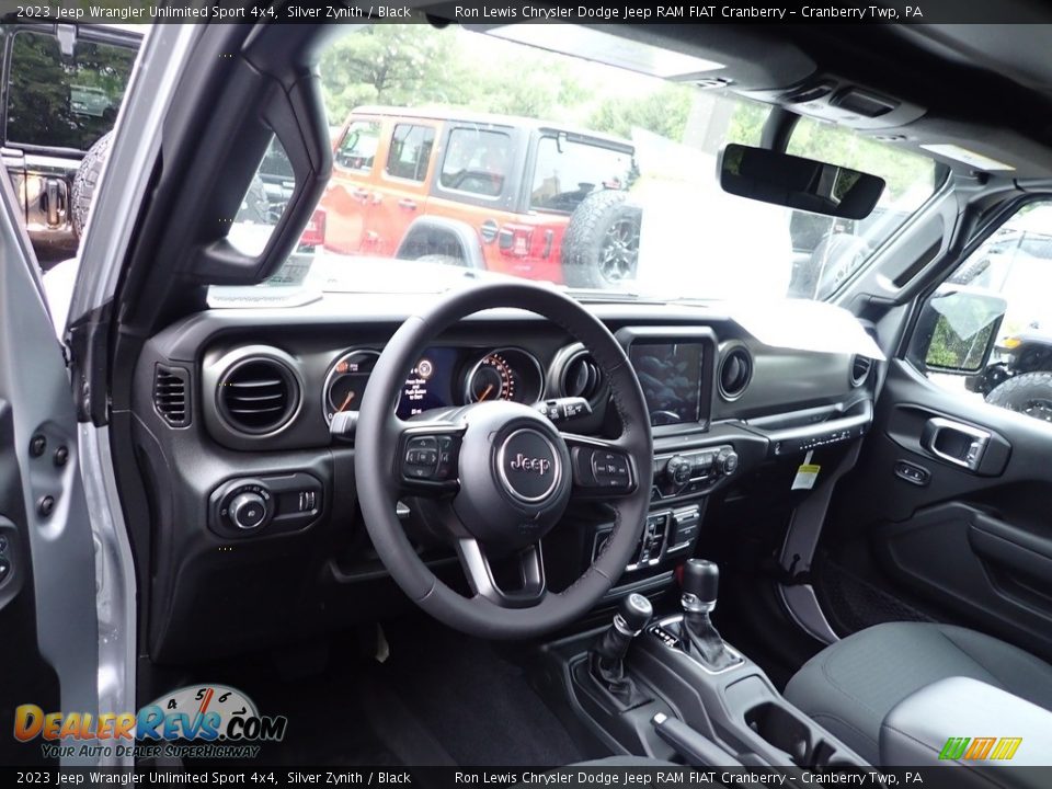 2023 Jeep Wrangler Unlimited Sport 4x4 Silver Zynith / Black Photo #12