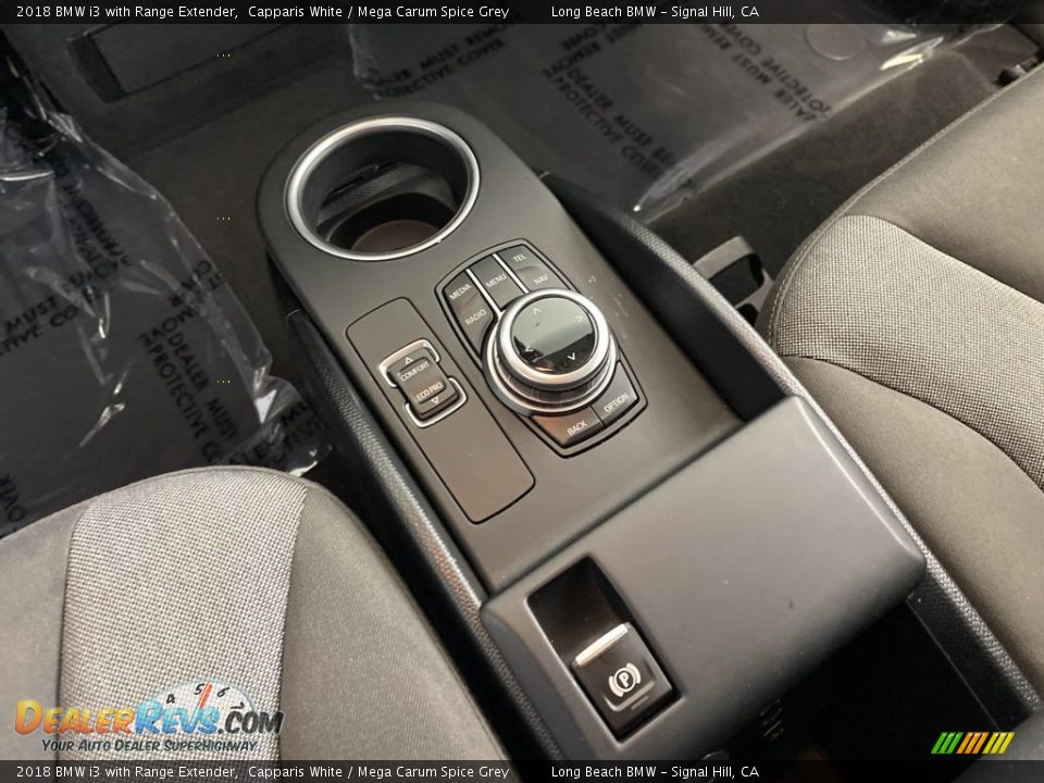 2018 BMW i3 with Range Extender Capparis White / Mega Carum Spice Grey Photo #27