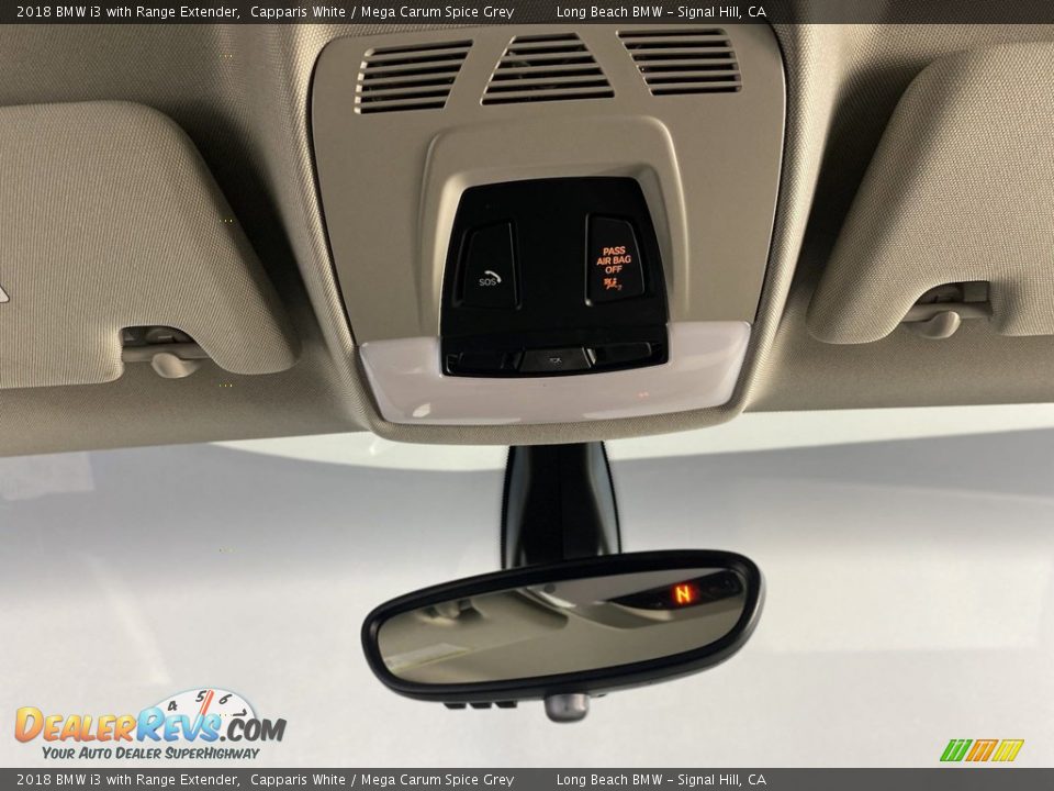 2018 BMW i3 with Range Extender Capparis White / Mega Carum Spice Grey Photo #30