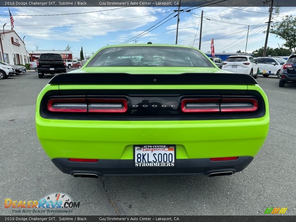 2019 Dodge Challenger SXT Sublime / Black Photo #5