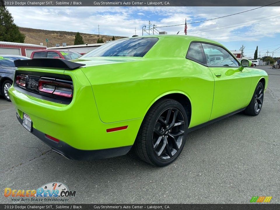 2019 Dodge Challenger SXT Sublime / Black Photo #6