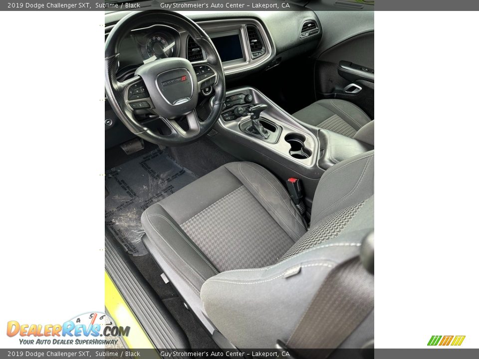 Front Seat of 2019 Dodge Challenger SXT Photo #10