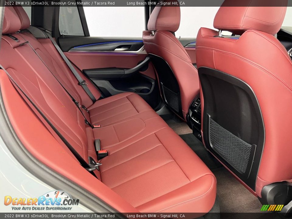 Rear Seat of 2022 BMW X3 sDrive30i Photo #14