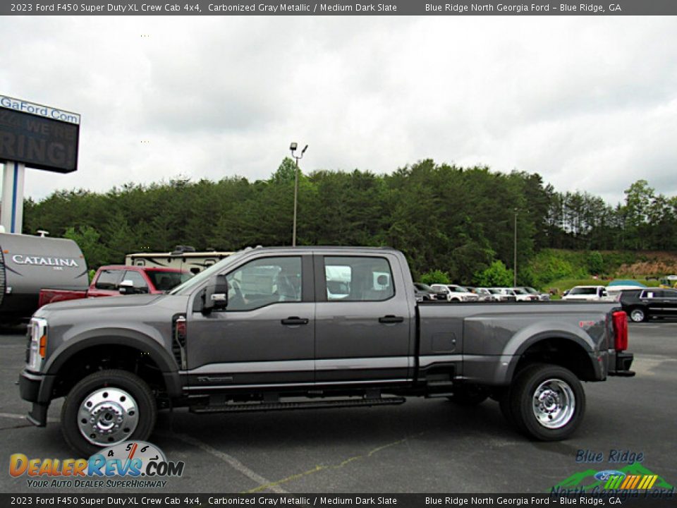 2023 Ford F450 Super Duty XL Crew Cab 4x4 Carbonized Gray Metallic / Medium Dark Slate Photo #2