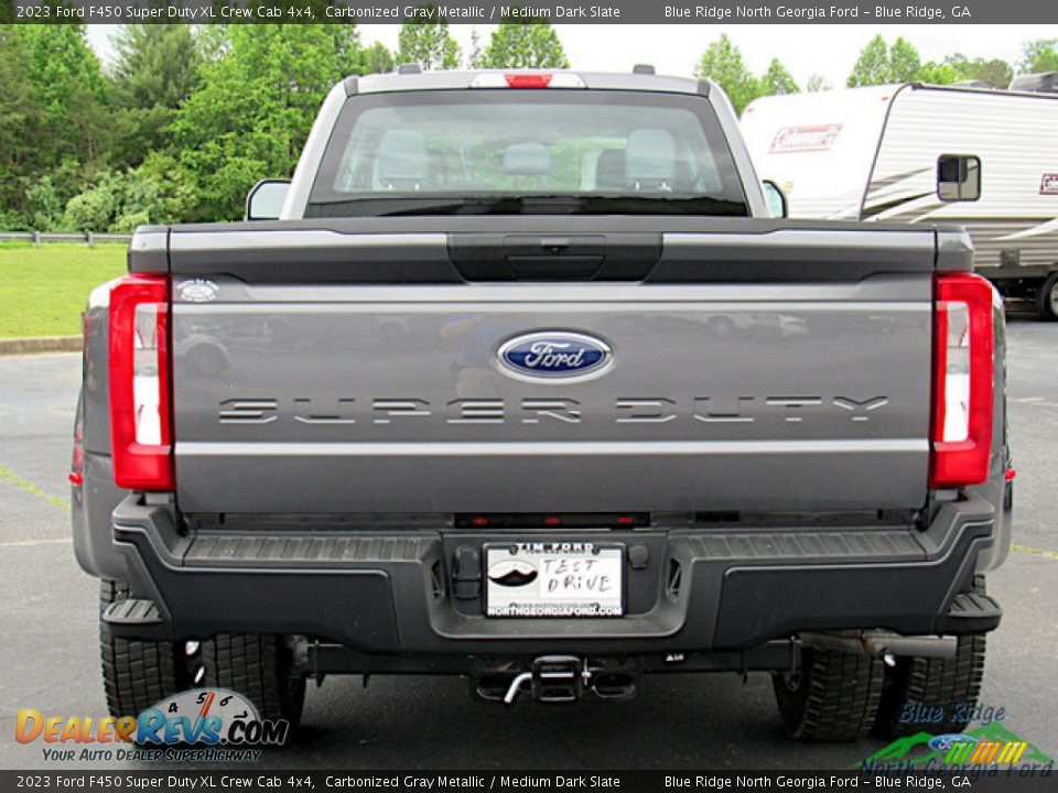 2023 Ford F450 Super Duty XL Crew Cab 4x4 Carbonized Gray Metallic / Medium Dark Slate Photo #4