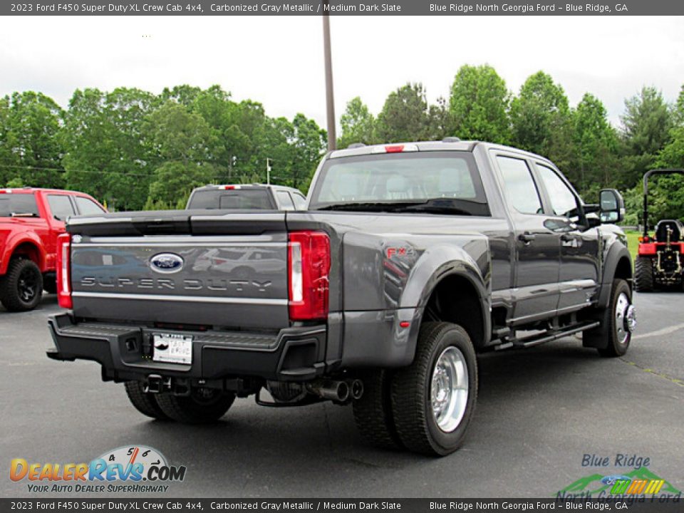 2023 Ford F450 Super Duty XL Crew Cab 4x4 Carbonized Gray Metallic / Medium Dark Slate Photo #5