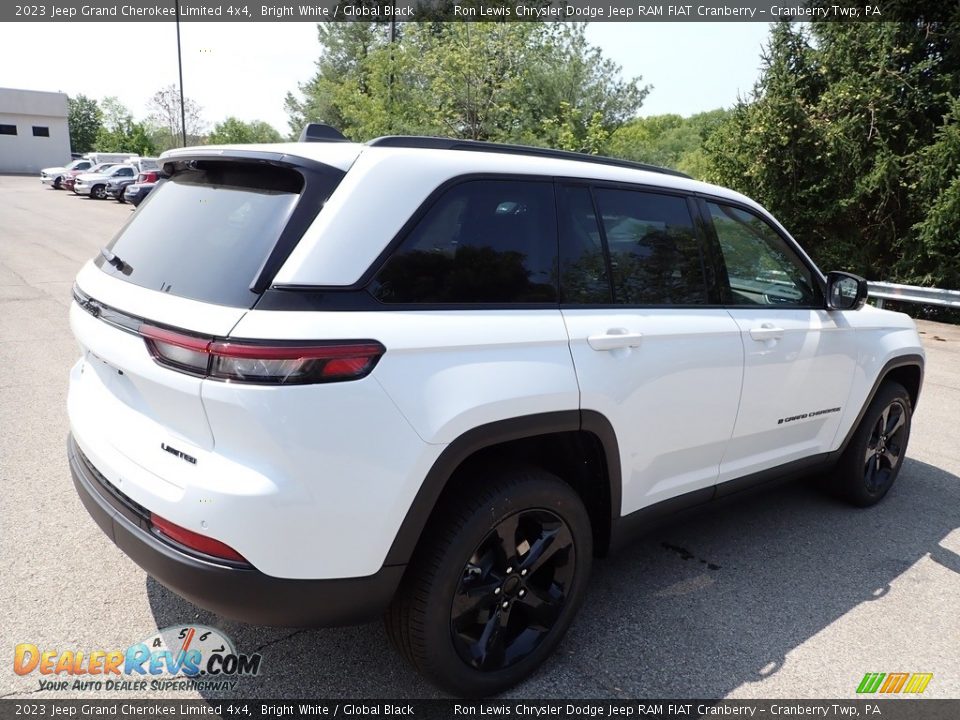 2023 Jeep Grand Cherokee Limited 4x4 Bright White / Global Black Photo #5