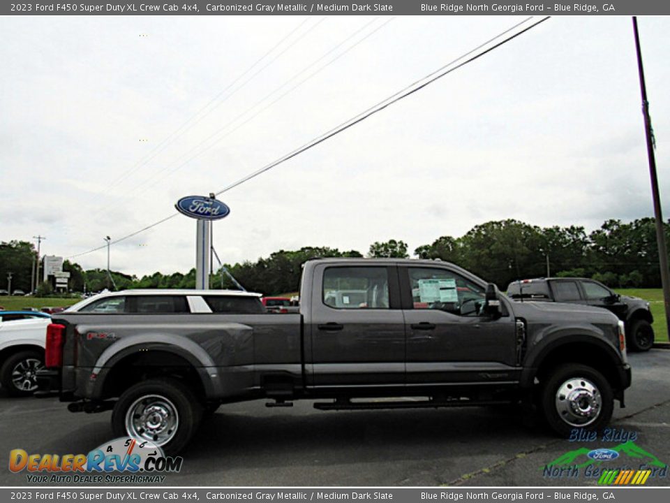 2023 Ford F450 Super Duty XL Crew Cab 4x4 Carbonized Gray Metallic / Medium Dark Slate Photo #6