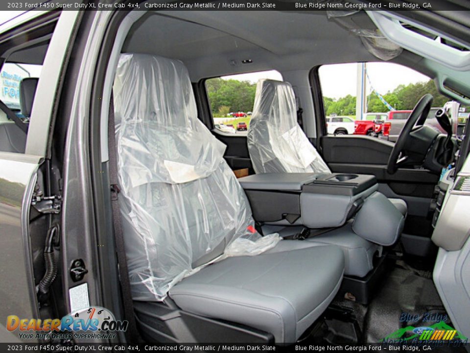 2023 Ford F450 Super Duty XL Crew Cab 4x4 Carbonized Gray Metallic / Medium Dark Slate Photo #12