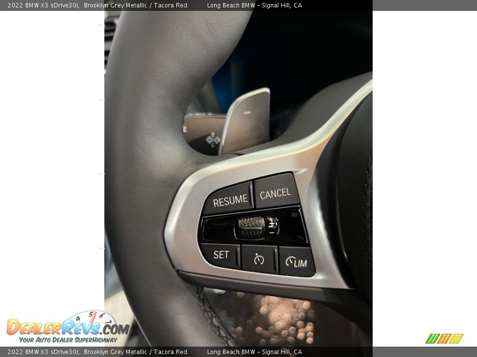 2022 BMW X3 sDrive30i Brooklyn Grey Metallic / Tacora Red Photo #27
