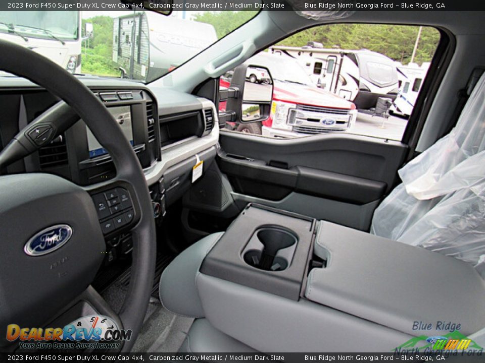2023 Ford F450 Super Duty XL Crew Cab 4x4 Carbonized Gray Metallic / Medium Dark Slate Photo #22