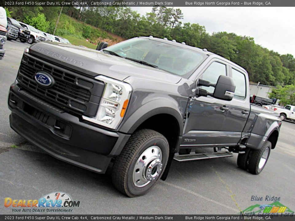 2023 Ford F450 Super Duty XL Crew Cab 4x4 Carbonized Gray Metallic / Medium Dark Slate Photo #24