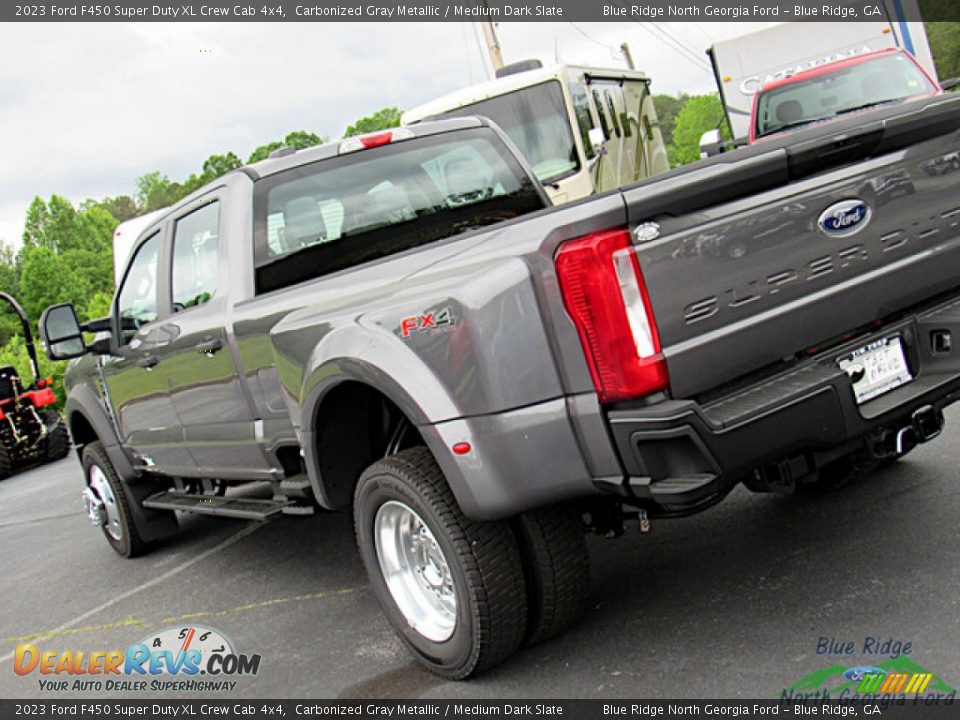 2023 Ford F450 Super Duty XL Crew Cab 4x4 Carbonized Gray Metallic / Medium Dark Slate Photo #27