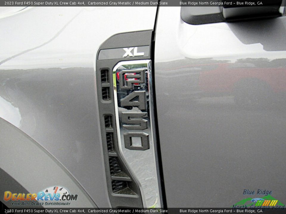 2023 Ford F450 Super Duty XL Crew Cab 4x4 Carbonized Gray Metallic / Medium Dark Slate Photo #28