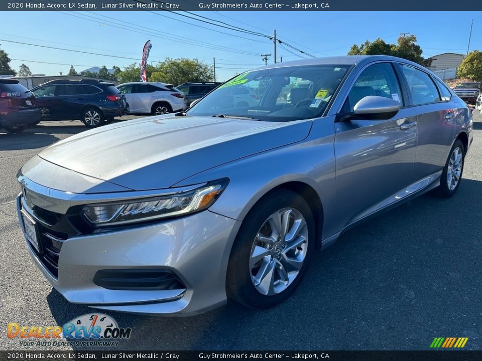 Lunar Silver Metallic 2020 Honda Accord LX Sedan Photo #3
