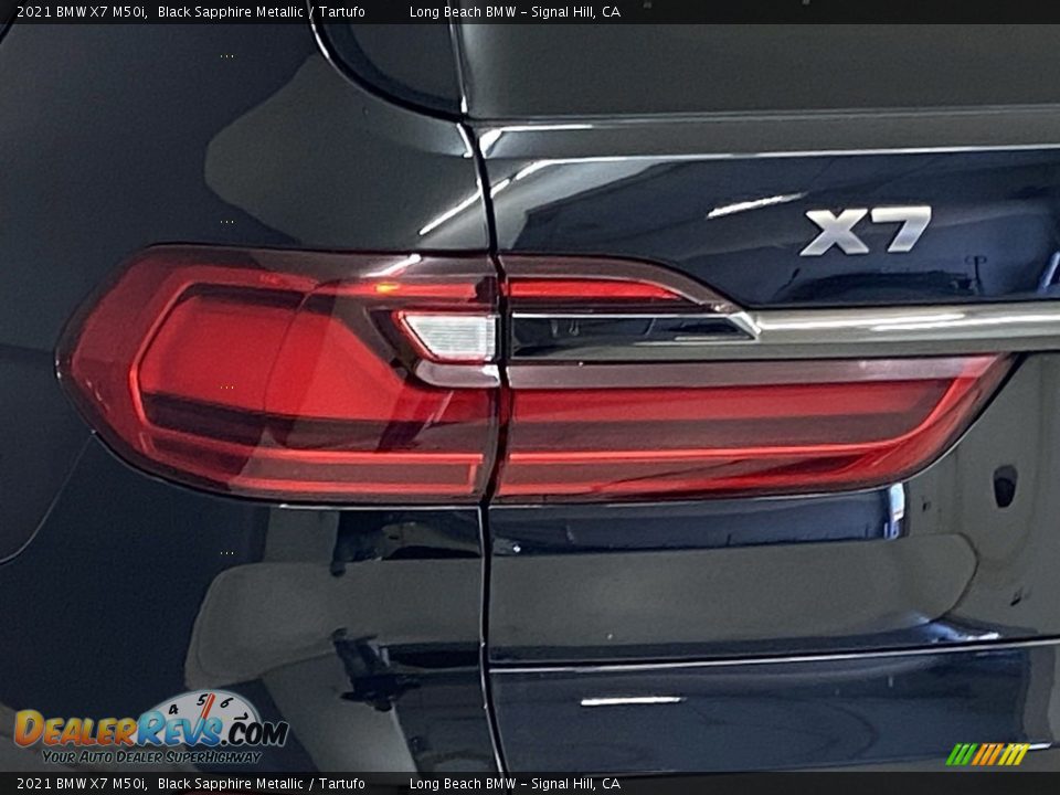 2021 BMW X7 M50i Black Sapphire Metallic / Tartufo Photo #8