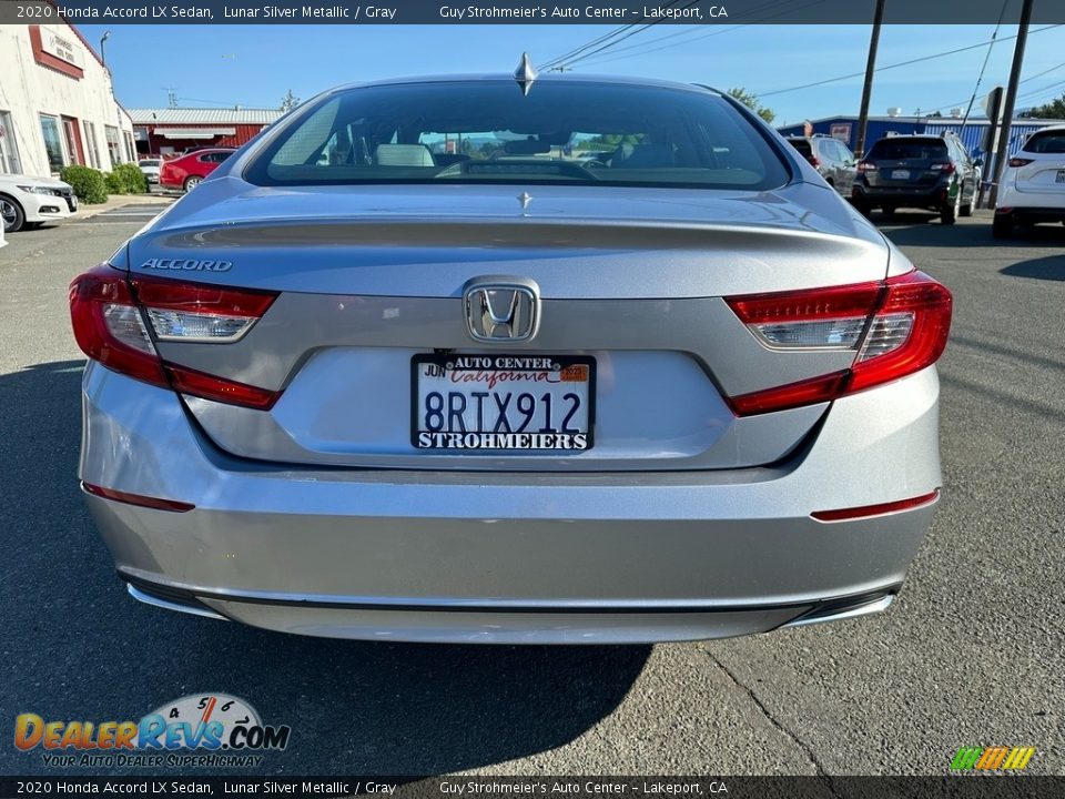 2020 Honda Accord LX Sedan Lunar Silver Metallic / Gray Photo #5