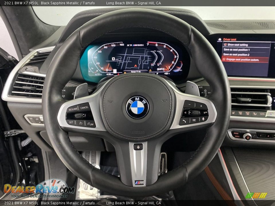 2021 BMW X7 M50i Steering Wheel Photo #18