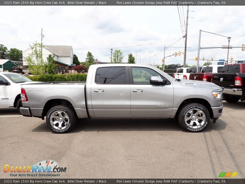 2023 Ram 1500 Big Horn Crew Cab 4x4 Billet Silver Metallic / Black Photo #6