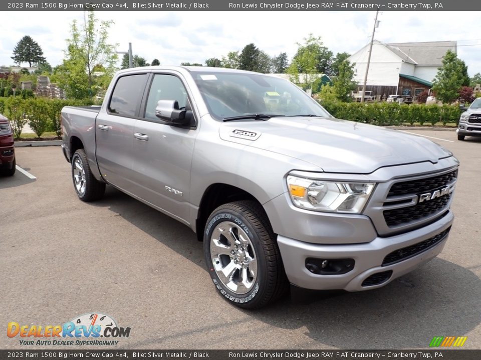 2023 Ram 1500 Big Horn Crew Cab 4x4 Billet Silver Metallic / Black Photo #7