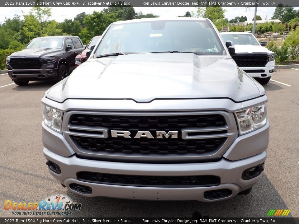 2023 Ram 1500 Big Horn Crew Cab 4x4 Billet Silver Metallic / Black Photo #8