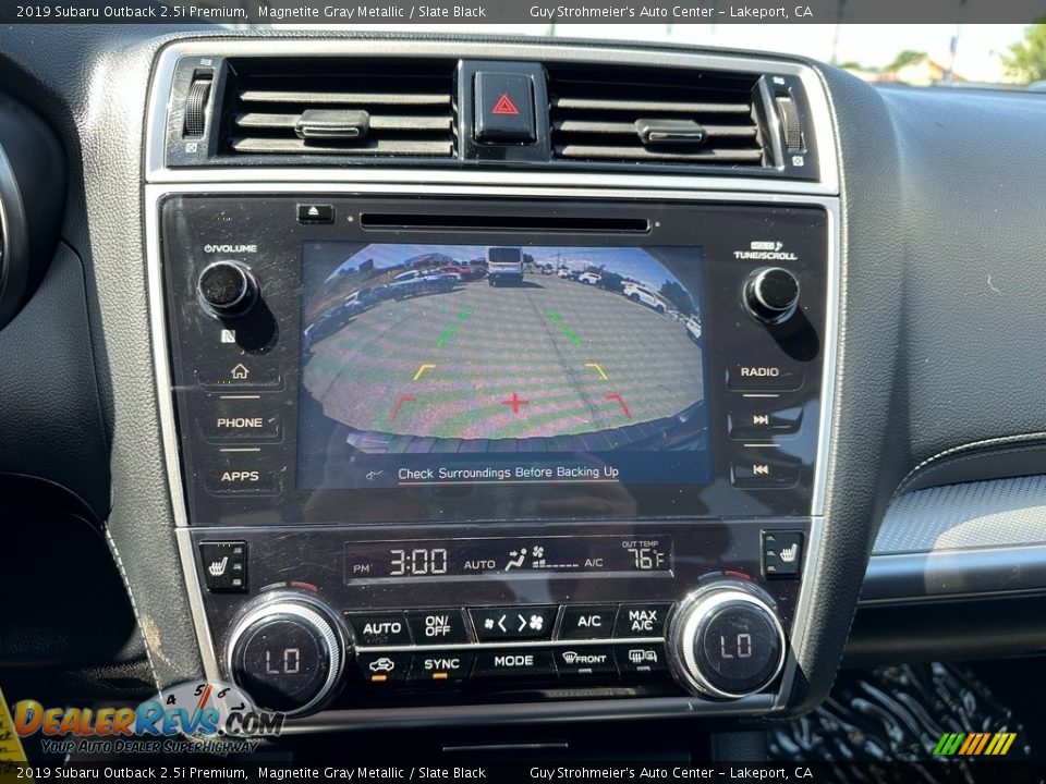 2019 Subaru Outback 2.5i Premium Magnetite Gray Metallic / Slate Black Photo #10