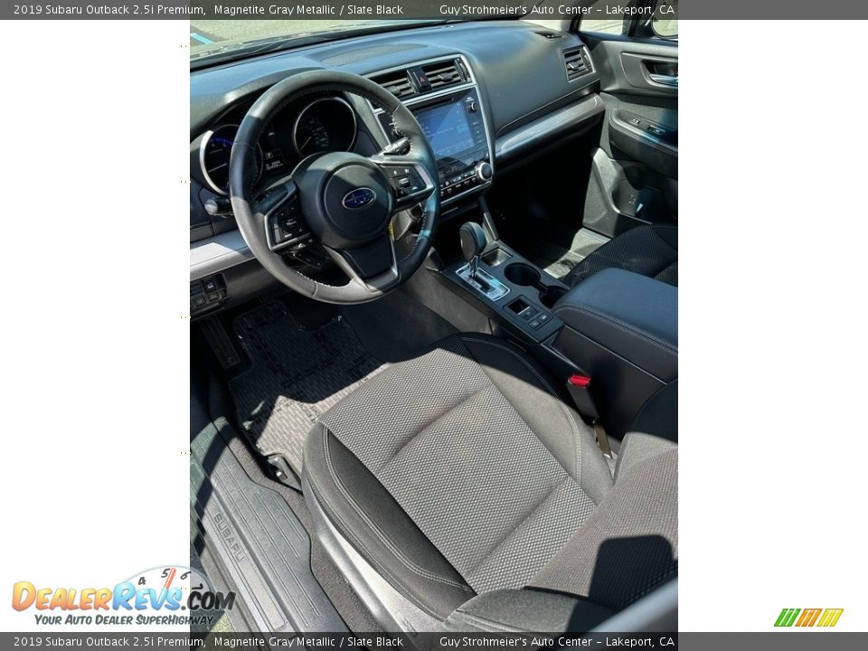 2019 Subaru Outback 2.5i Premium Magnetite Gray Metallic / Slate Black Photo #11