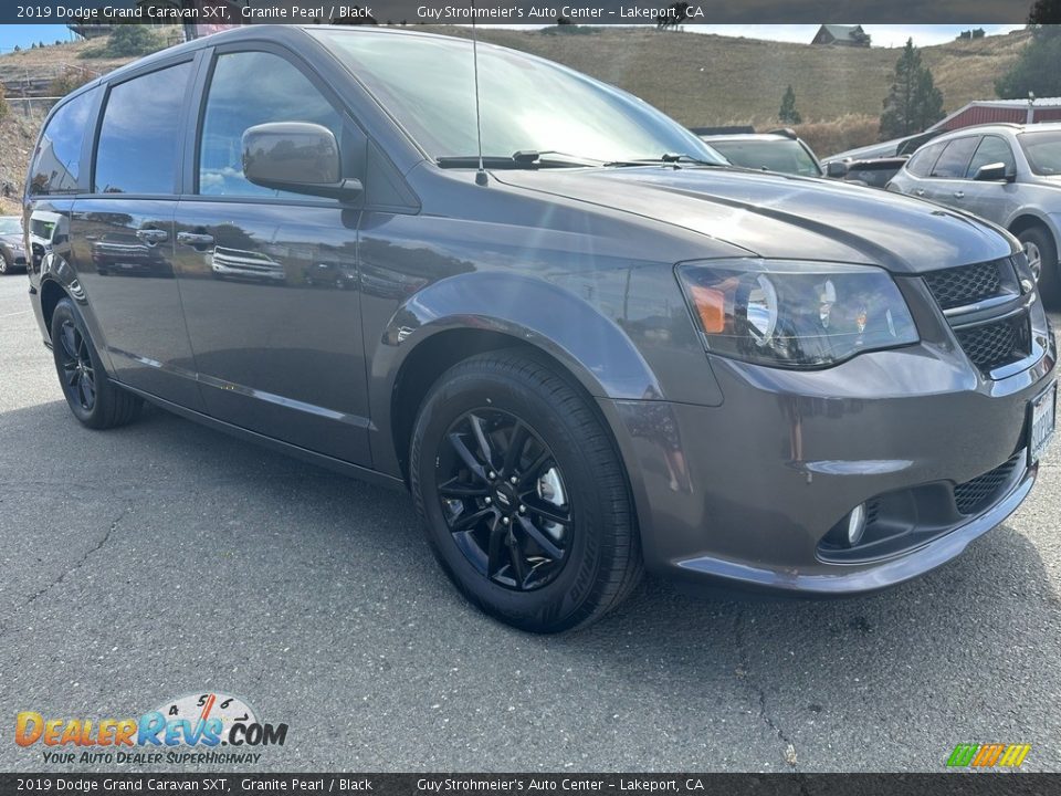 2019 Dodge Grand Caravan SXT Granite Pearl / Black Photo #1