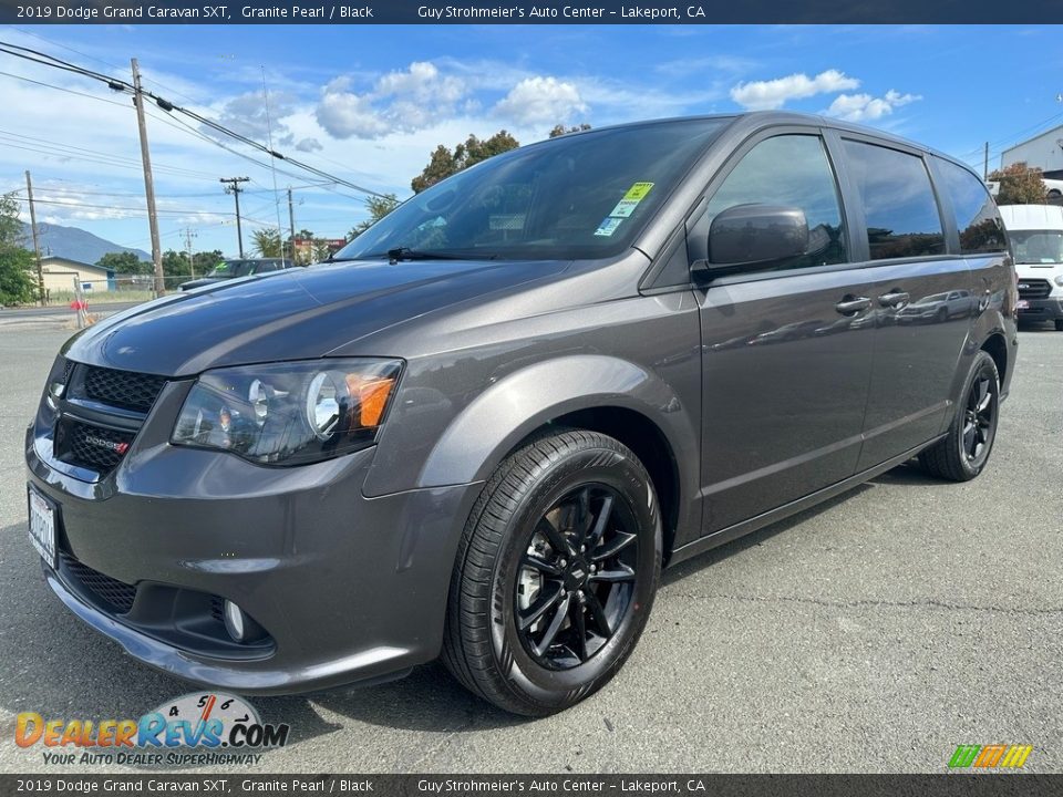 2019 Dodge Grand Caravan SXT Granite Pearl / Black Photo #3