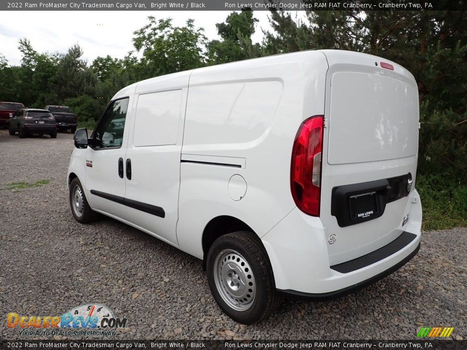 2022 Ram ProMaster City Tradesman Cargo Van Bright White / Black Photo #6