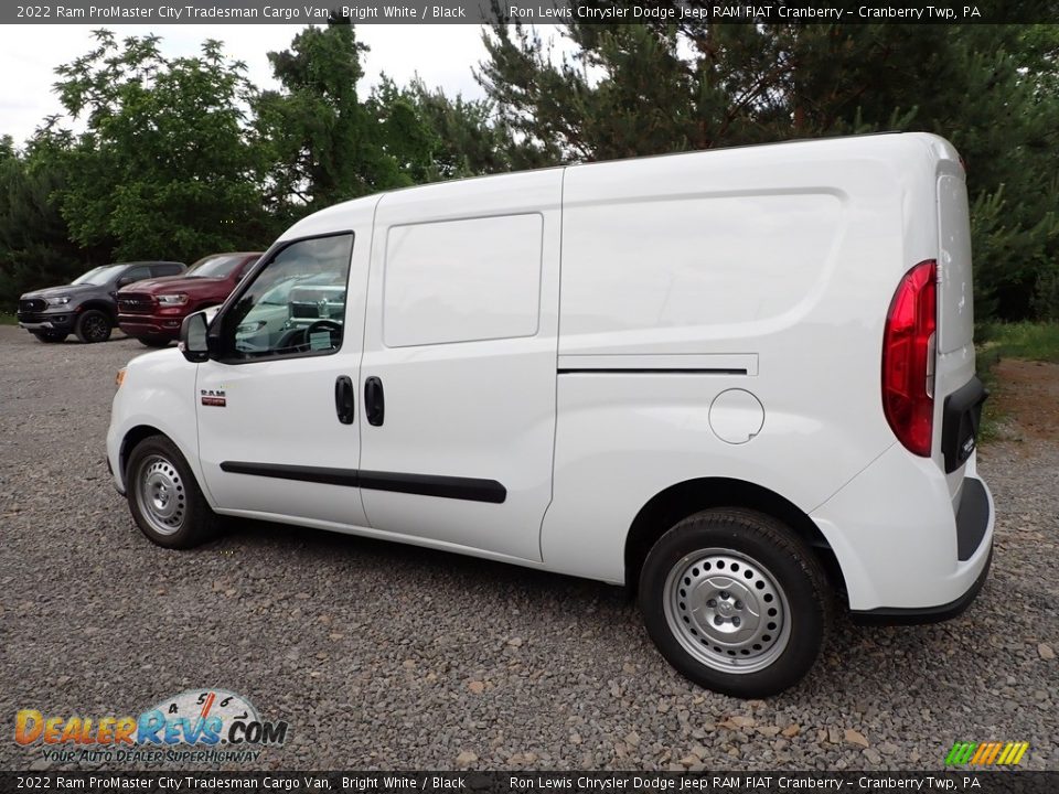 2022 Ram ProMaster City Tradesman Cargo Van Bright White / Black Photo #7