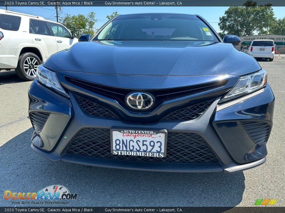 2020 Toyota Camry SE Galactic Aqua Mica / Black Photo #2