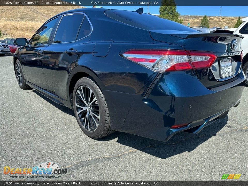 2020 Toyota Camry SE Galactic Aqua Mica / Black Photo #4