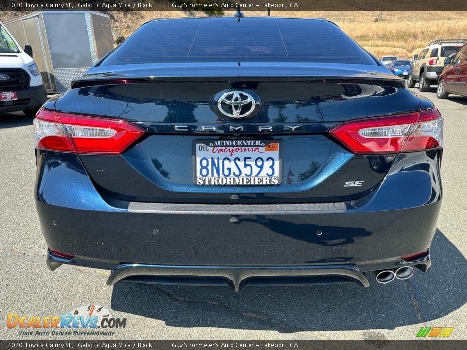2020 Toyota Camry SE Galactic Aqua Mica / Black Photo #5