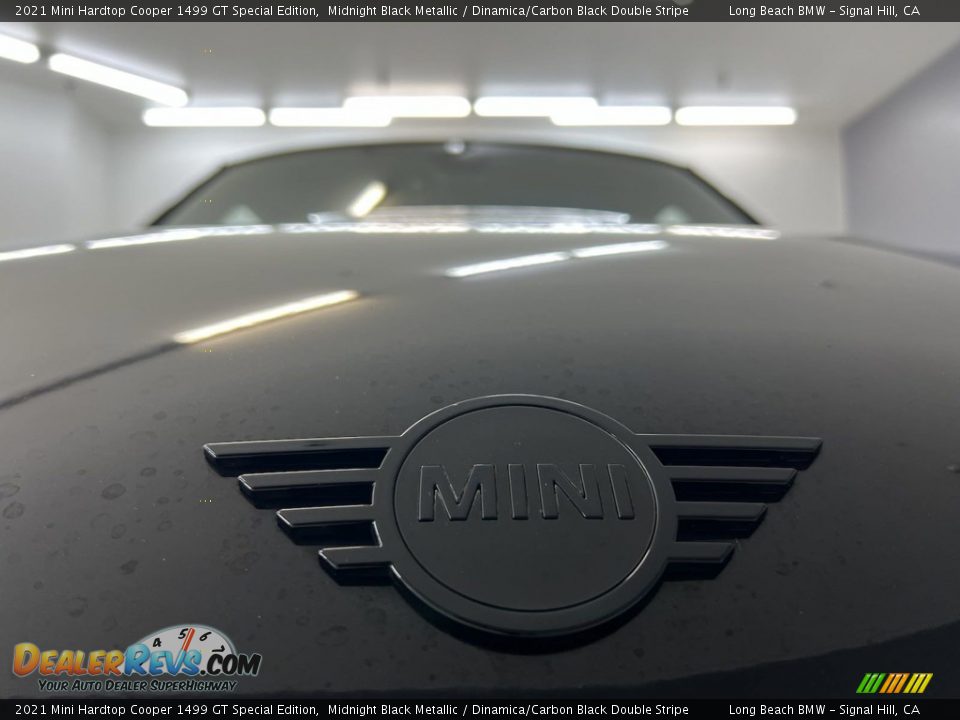 2021 Mini Hardtop Cooper 1499 GT Special Edition Midnight Black Metallic / Dinamica/Carbon Black Double Stripe Photo #8