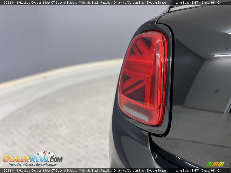 2021 Mini Hardtop Cooper 1499 GT Special Edition Midnight Black Metallic / Dinamica/Carbon Black Double Stripe Photo #17