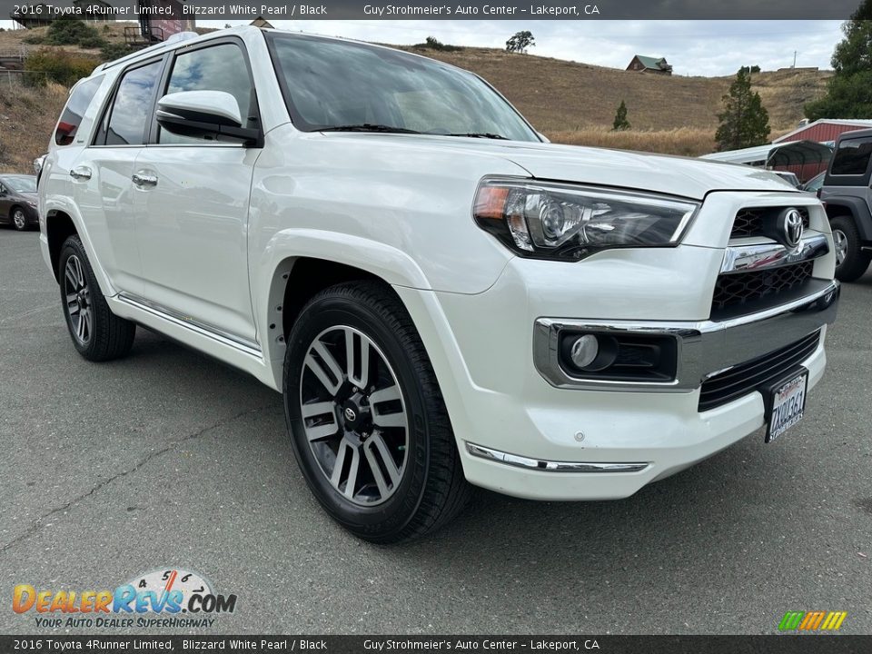 2016 Toyota 4Runner Limited Blizzard White Pearl / Black Photo #1