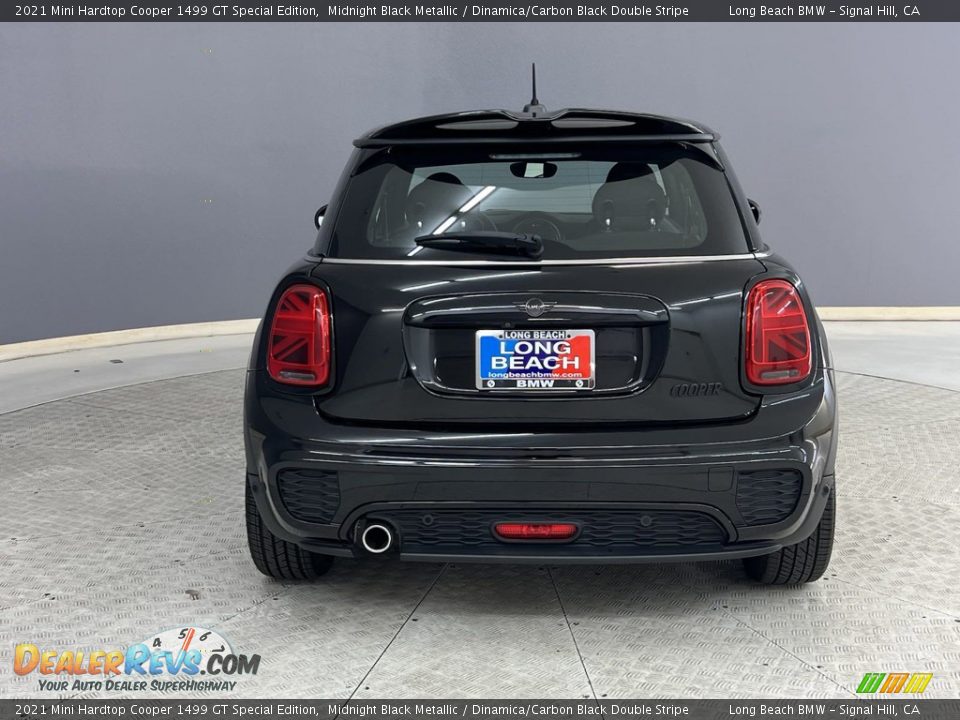 2021 Mini Hardtop Cooper 1499 GT Special Edition Midnight Black Metallic / Dinamica/Carbon Black Double Stripe Photo #18