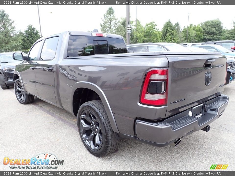 2023 Ram 1500 Limited Crew Cab 4x4 Granite Crystal Metallic / Black Photo #6