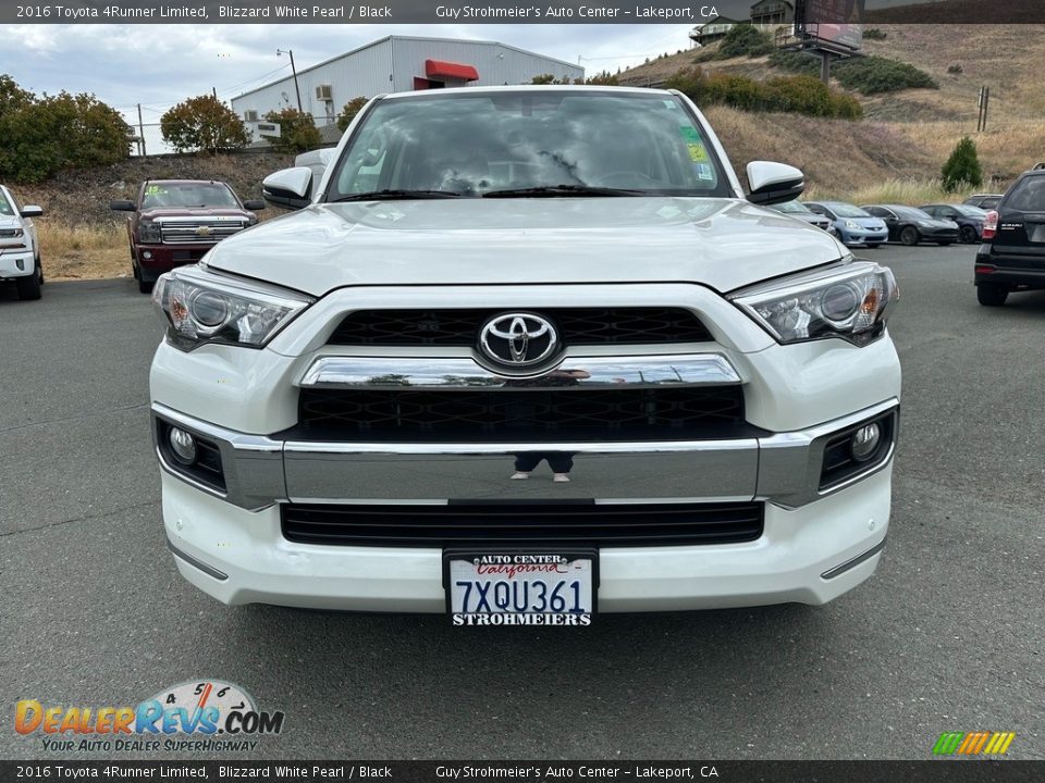 2016 Toyota 4Runner Limited Blizzard White Pearl / Black Photo #2